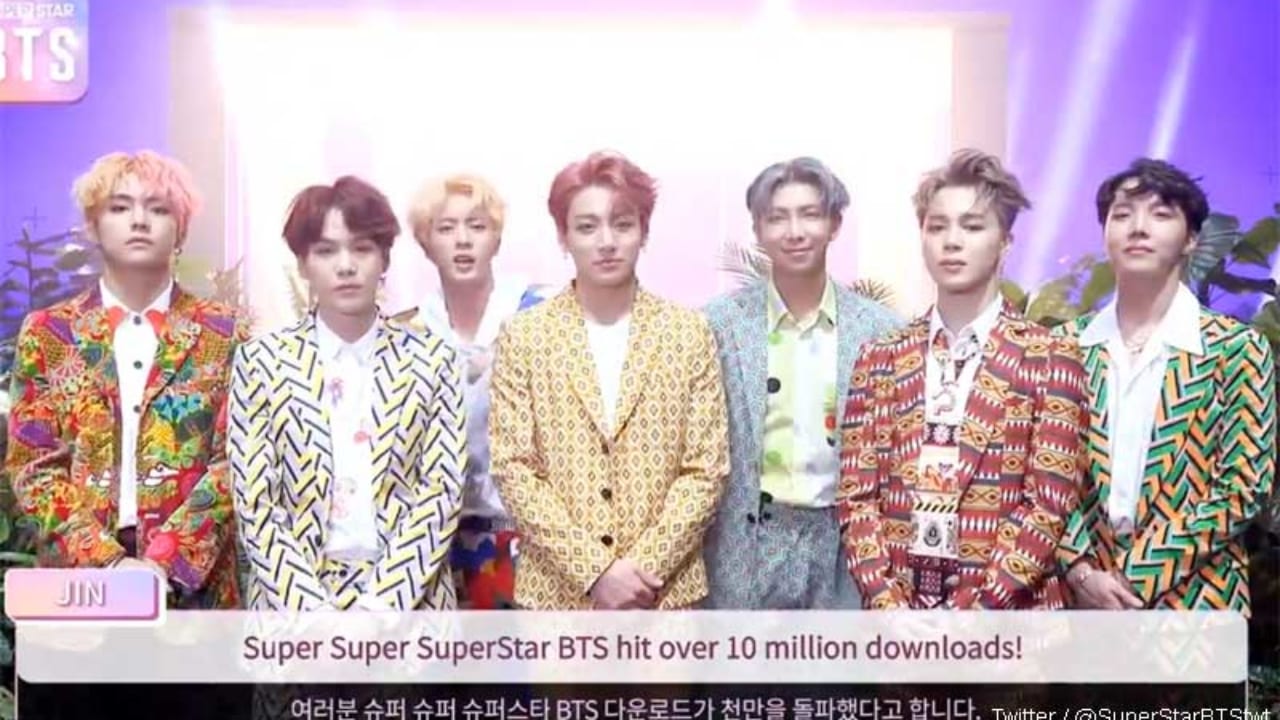 Bts 防弾少年団 ゲームも世界中で大人気 公式リズムゲーム Superstar Bts が１０００万ダウンロード突破 Kpop Monster