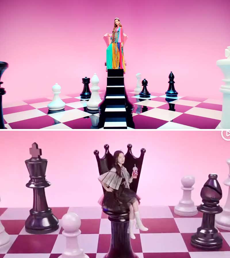 中国ケンタッキーのｃｍがblackpinkのヒット曲 Ddu Du Ddu Du ｍｖとソックリ チェス盤やポーズ 黒板や壁の色まで パクリ疑惑に韓国ネットユーザーが批判 Kpop Monster