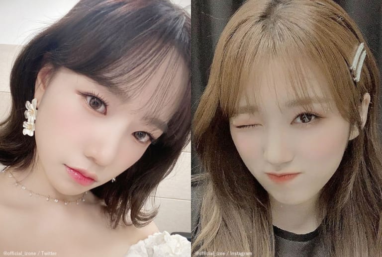 IZ*ONE ユリ＆奈子は前髪が命！ シャンプーしても落ちないほどの強力なスプレーを使っていた！？ 2人の前髪にかけるすさまじい情熱が明らかに